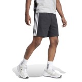 Ανδρική Βερμούδα Μαύρη - adidas Sportswear Essentials 3-Stripes French Terry  Εικόνα 1