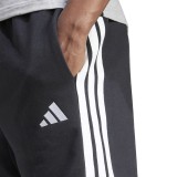 Ανδρική Βερμούδα Μαύρη - adidas Sportswear Essentials 3-Stripes French Terry  Εικόνα 3