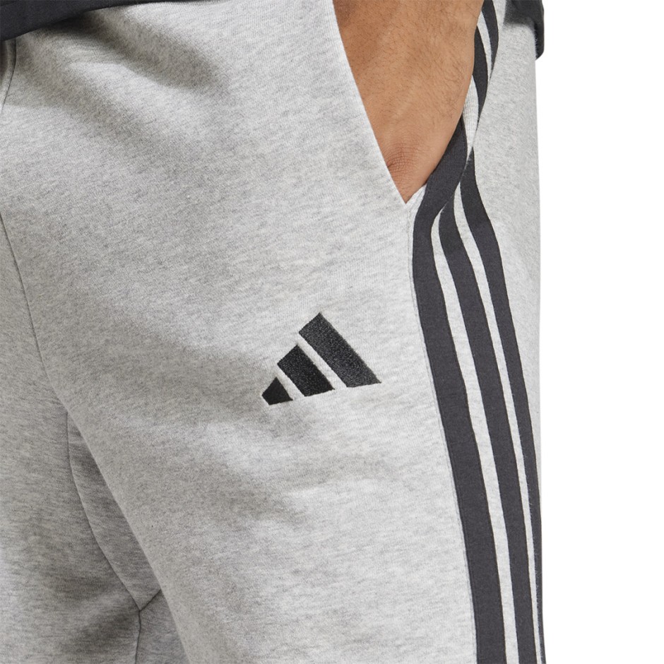 Ανδρική Βερμούδα Γκρι - adidas Sportswear Essential 3-Stripes French Terry 