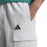 Ανδρική Βερμούδα Γκρι - adidas Sportswear Essentials Feelcozy Εικόνα 3