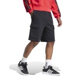 Ανδρική Βερμούδα Μαύρη - adidas Sportswear Essentials Feelcozy Εικόνα 1