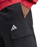 Ανδρική Βερμούδα Μαύρη - adidas Sportswear Essentials Feelcozy Εικόνα 2