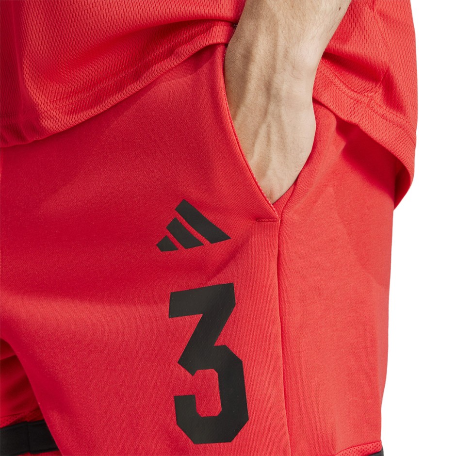 Ανδρική Βερμούδα Κόκκινη - adidas Sportswear Seasonal Essentials Sport