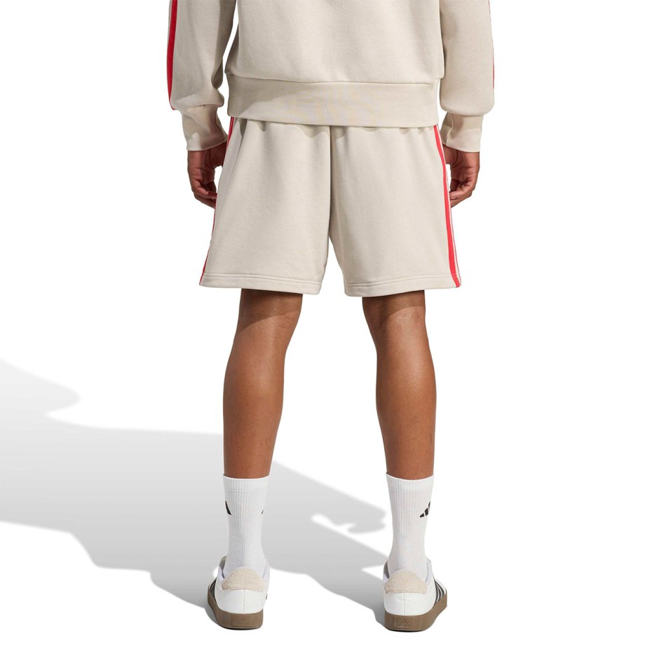 Ανδρική Βερμούδα Γκρι - adidas Sportswear Essentials 3-Stripes French Terry