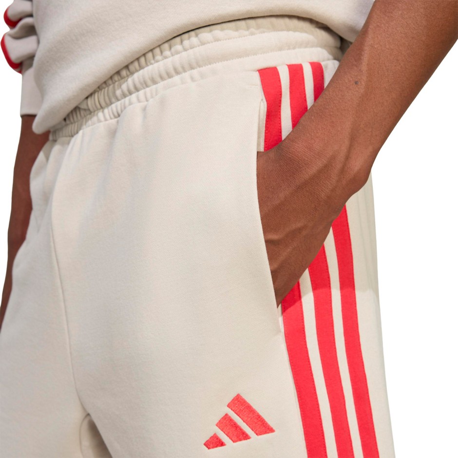 Ανδρική Βερμούδα Γκρι - adidas Sportswear Essentials 3-Stripes French Terry