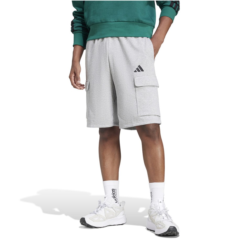 Ανδρική Βερμούδα Γκρι - adidas Sportswear Essentials Feelcozy