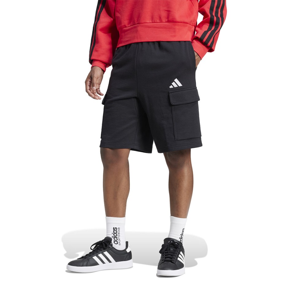 Ανδρική Βερμούδα Μαύρη - adidas Sportswear Essentials Feelcozy