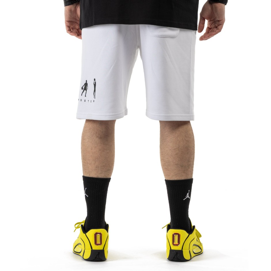 Men's Shorts White - Nick Galis 'Legend Moves'