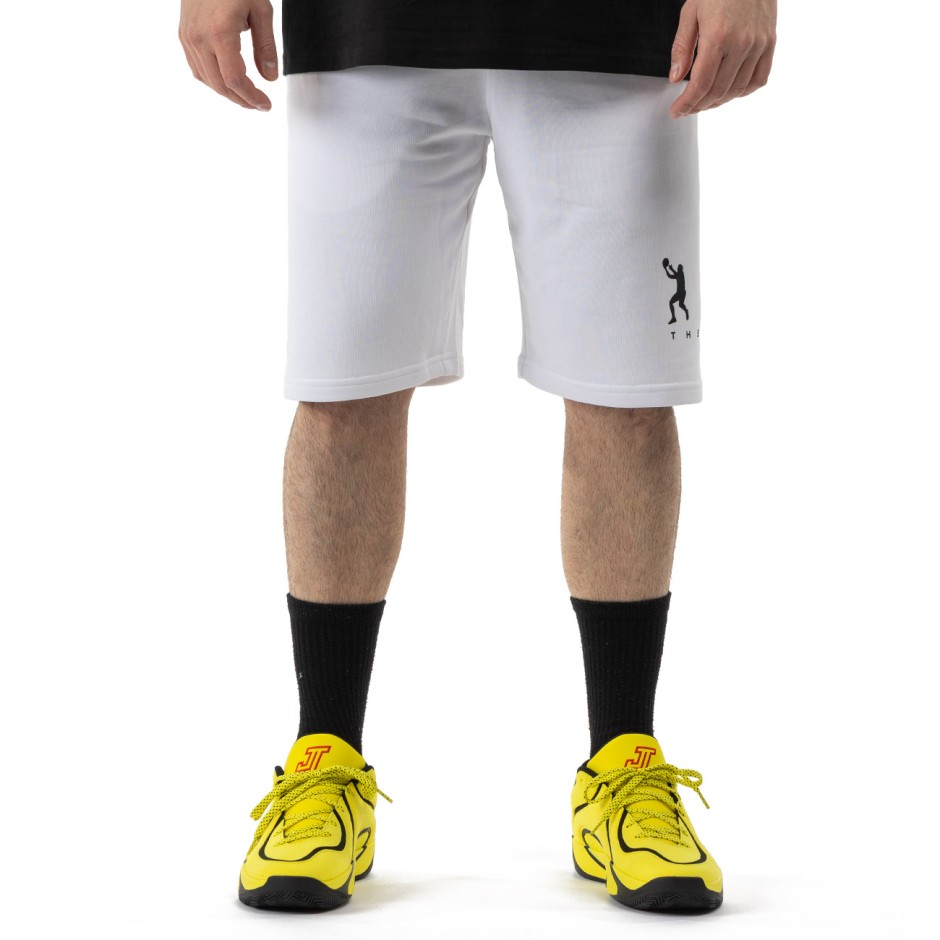 Men's Shorts White - Nick Galis 'Legend Moves'
