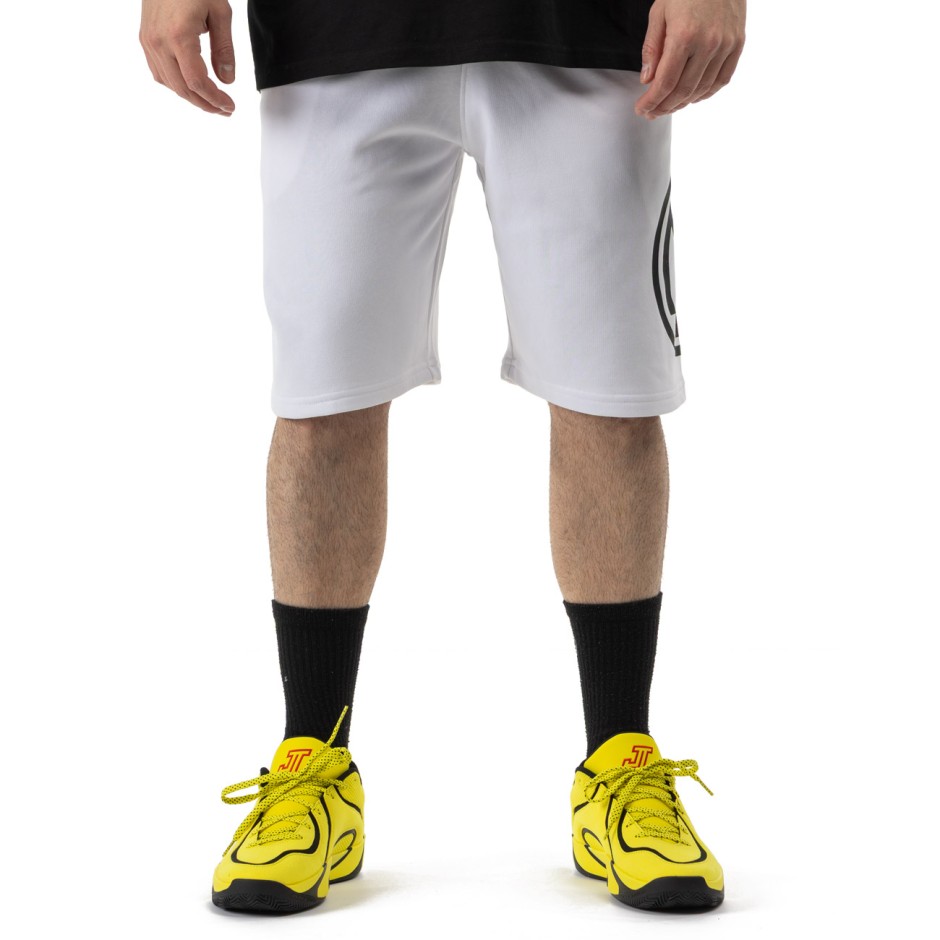Men's Shorts White - Nick Galis 'NG Logo'
