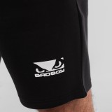 Ανδρική Βερμούδα Μαύρη - Bad Boy Logo Classic Εικόνα 5