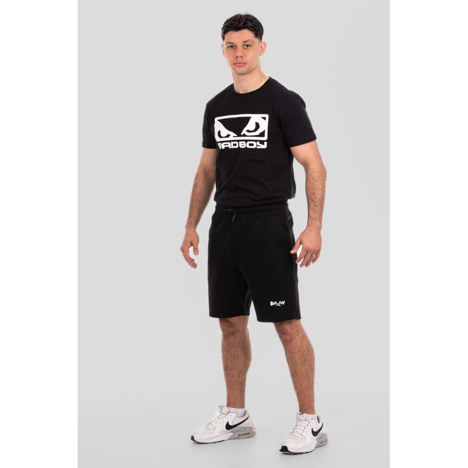 BAD BOY RETRO LOGO MENS SHORTS BB-000048-BWR Black