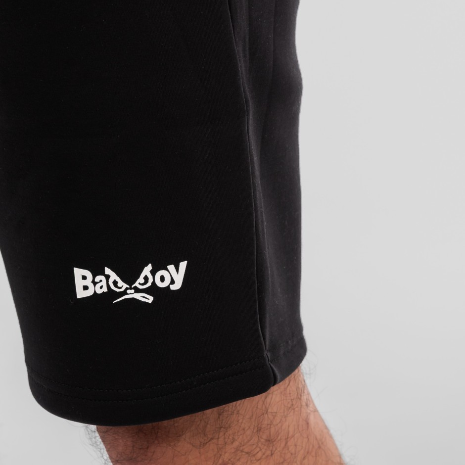 BAD BOY RETRO LOGO MENS SHORTS BB-000048-BWR Black