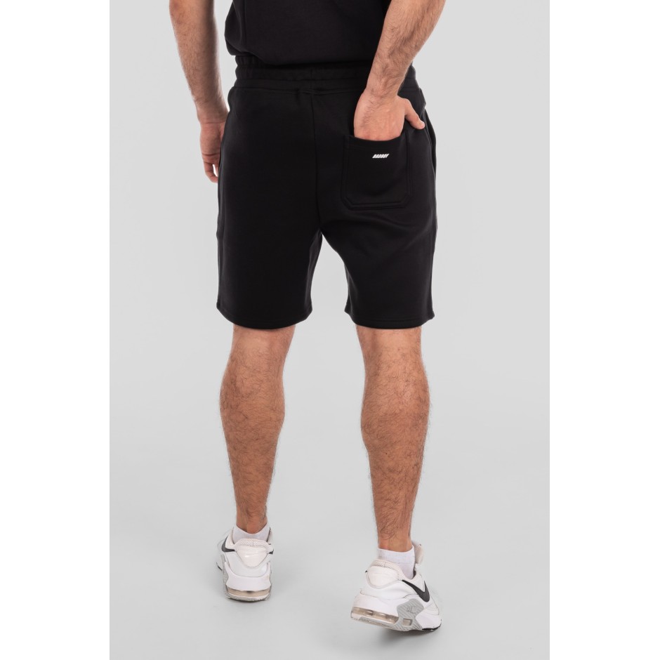 BAD BOY RETRO LOGO MENS SHORTS BB-000048-BWR Black