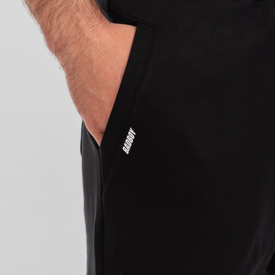 BAD BOY RETRO LOGO MENS SHORTS BB-000048-BWR Black