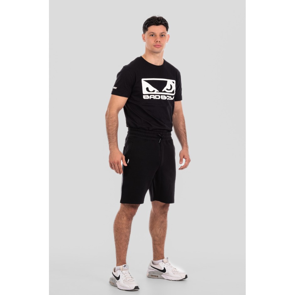 BAD BOY ROLL LIKE A BEAST MENS SHORTS BB-000049-BW Black