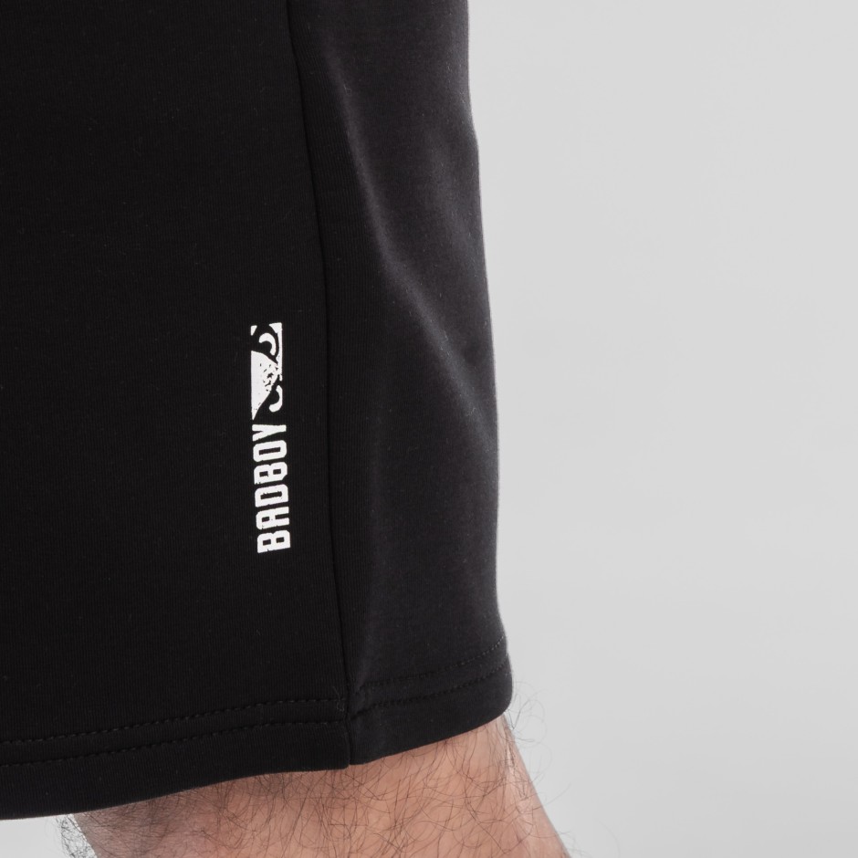 BAD BOY ROLL LIKE A BEAST MENS SHORTS BB-000049-BW Black