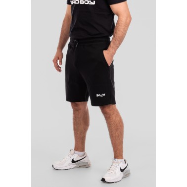 BAD BOY RETRO LOGO MENS SHORTS BB-000048-BWR Black