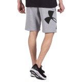 UNDER ARMOUR RIVAL FLEECE LOGO MEN'S SHORTS 1329747-035 Γκρί Εικόνα 0