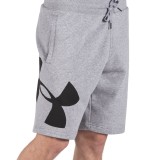 UNDER ARMOUR RIVAL FLEECE LOGO MEN'S SHORTS 1329747-035 Γκρί