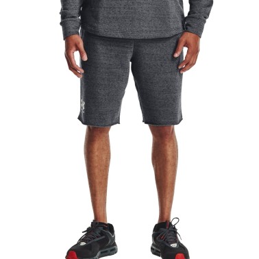UNDER ARMOUR RIVAL TERRY SHORTS 1361631-012 Ανθρακί