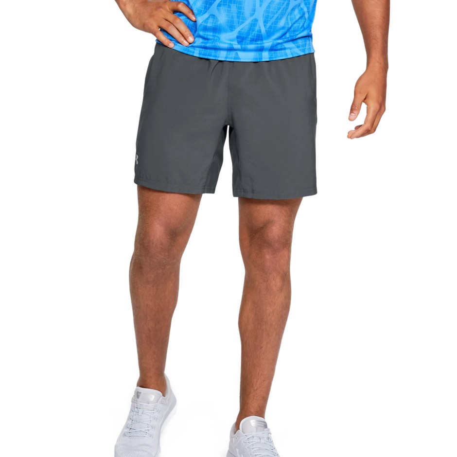 UNDER ARMOUR SPEED STRIDE 7''RUN SHORT 1326568-012 Ανθρακί