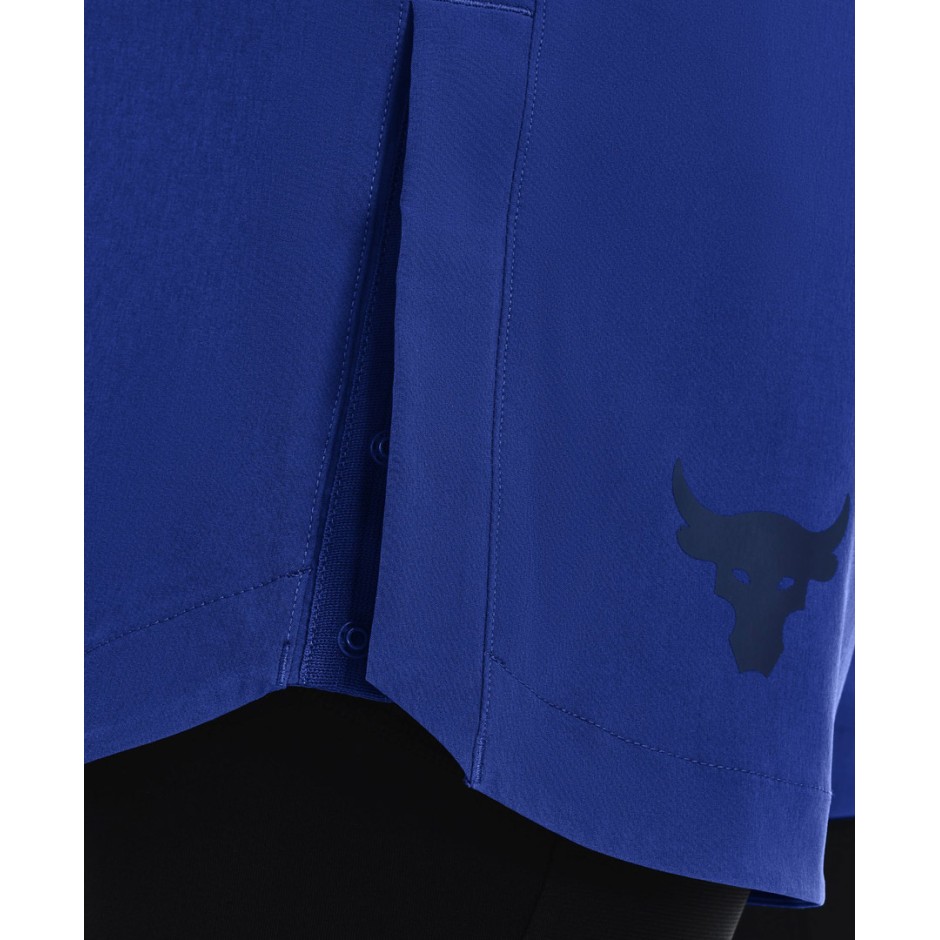 UNDER ARMOUR UA PROJECT ROCK SNAP SHORTS 1361616-400 Blue