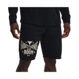 UNDER ARMOUR PROJECT ROCK TERRY SHORTS 1370459-001 Μαύρο