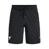 UNDER ARMOUR UA PROJECT ROCK SNAP SHORTS 1361616-002 White-Black Image 
