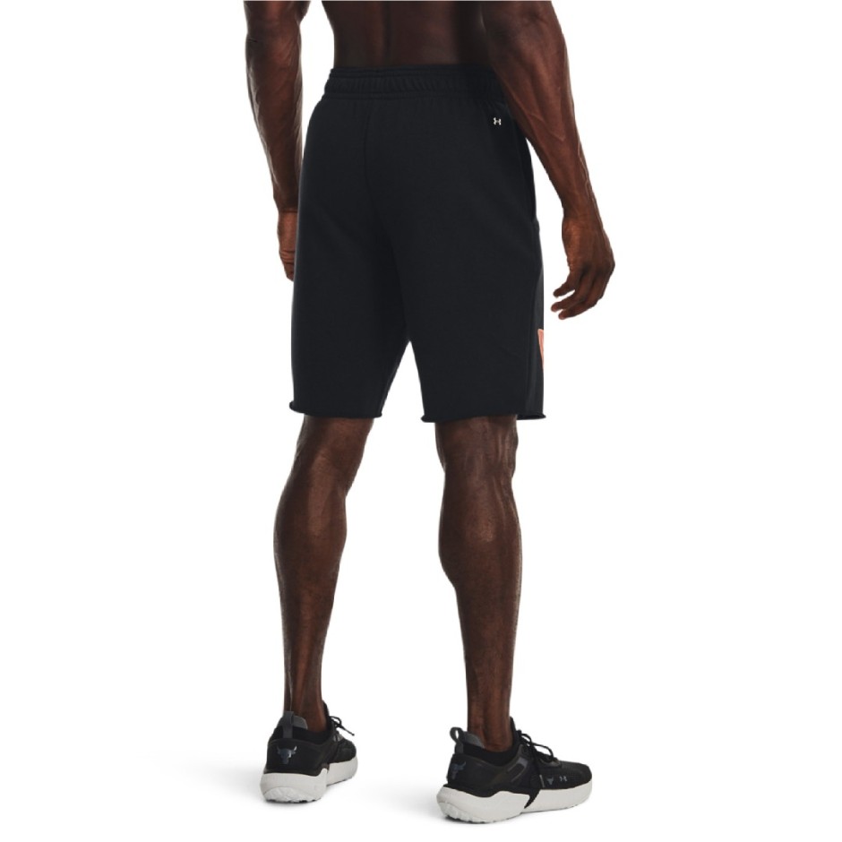 UNDER ARMOUR PROJECT ROCK TERRY TRI SHORTS Μαύρο