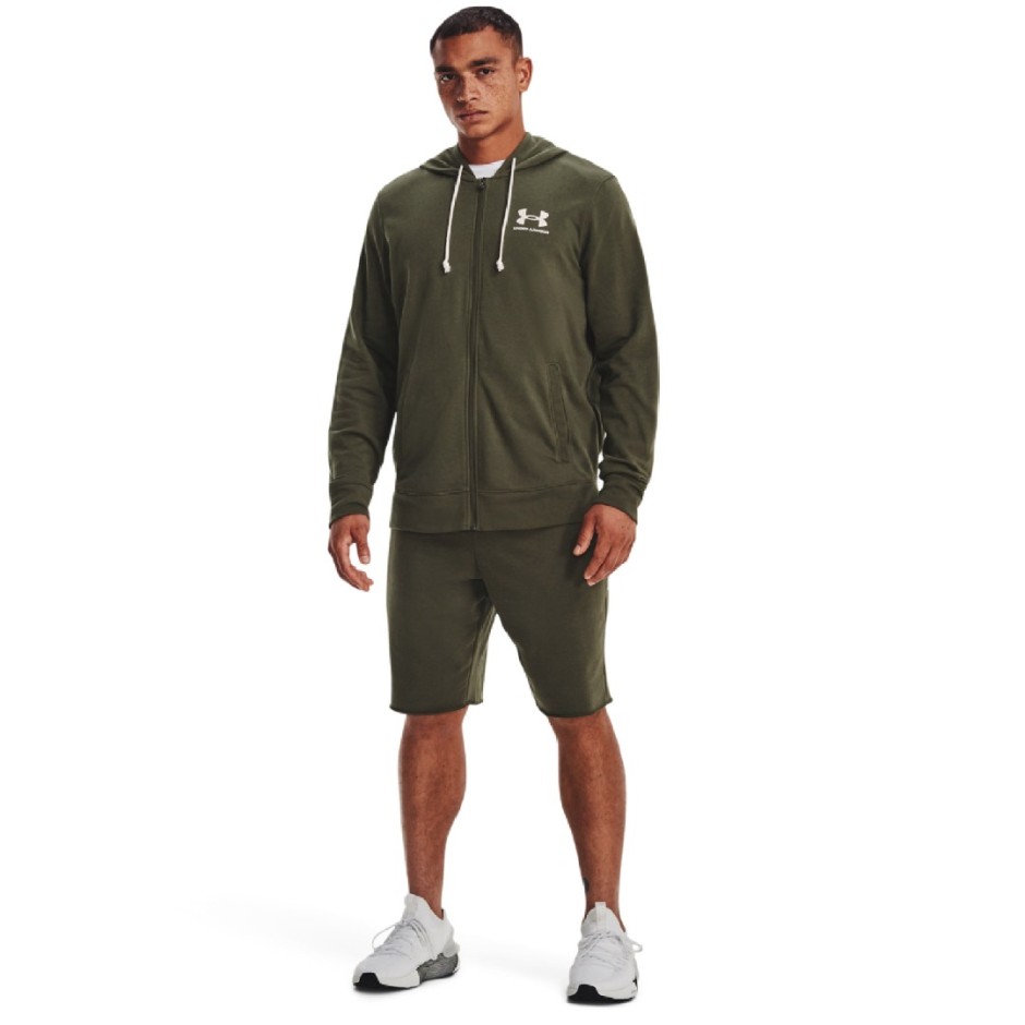 UNDER ARMOUR RIVAL TERRY SHORT 1361631 Κhaki