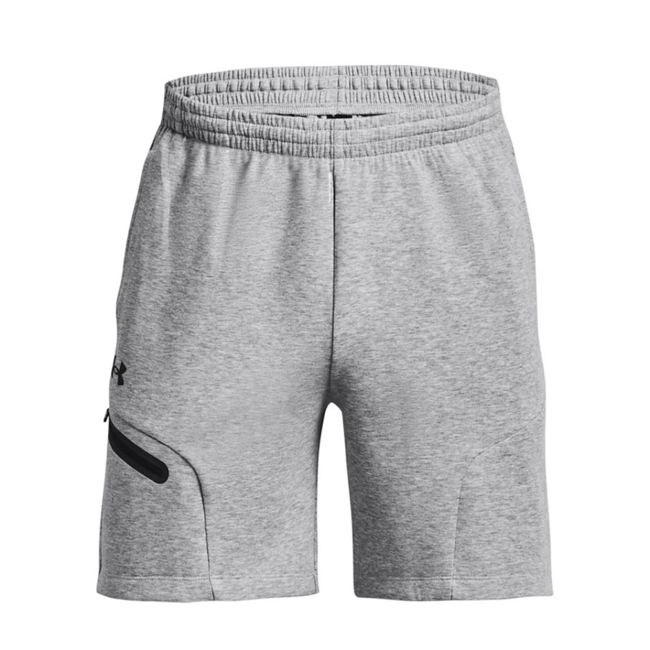 Under Armour Unstoppable Fleece Γκρι - Ανδρικό Σορτς
