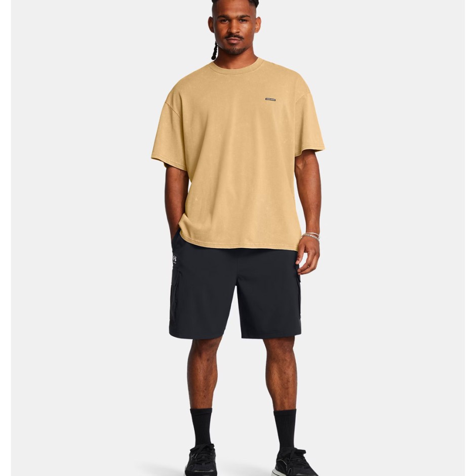 Ανδρική Βερμούδα Προπόνησης Μαύρη - Under Armour Vibe Woven
