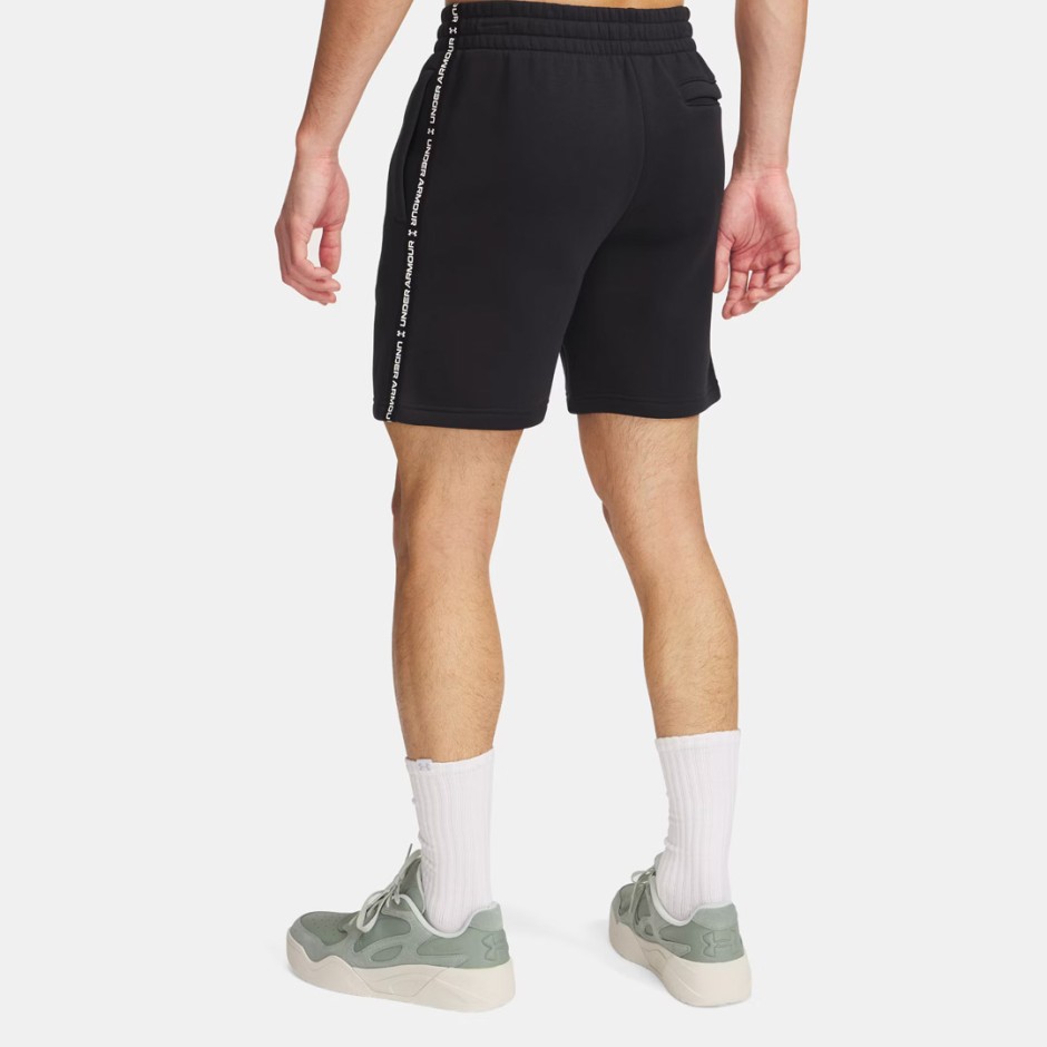 Ανδρική Βερμούδα Μαύρη - Under Armour Icon Fleece Taping