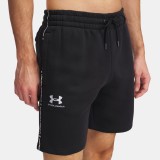 UNDER ARMOUR ICON FLEECE SHORT TAPING 1390299-001 Black Image 1