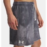 UNDER ARMOUR RIVAL TERRY AOP8INSHORTQ1 1390146-025 Coal Image 1