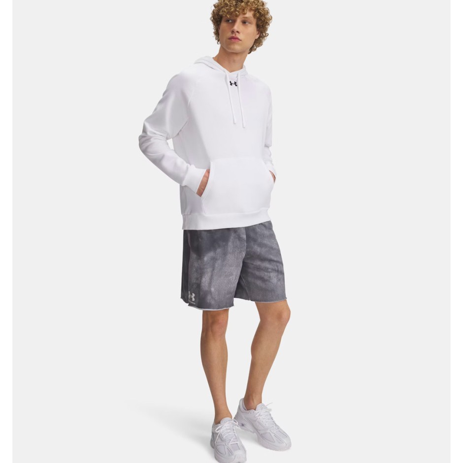 Ανδρική Βερμούδα Ανθρακί - Under Armour Rival Terry Printed 8"