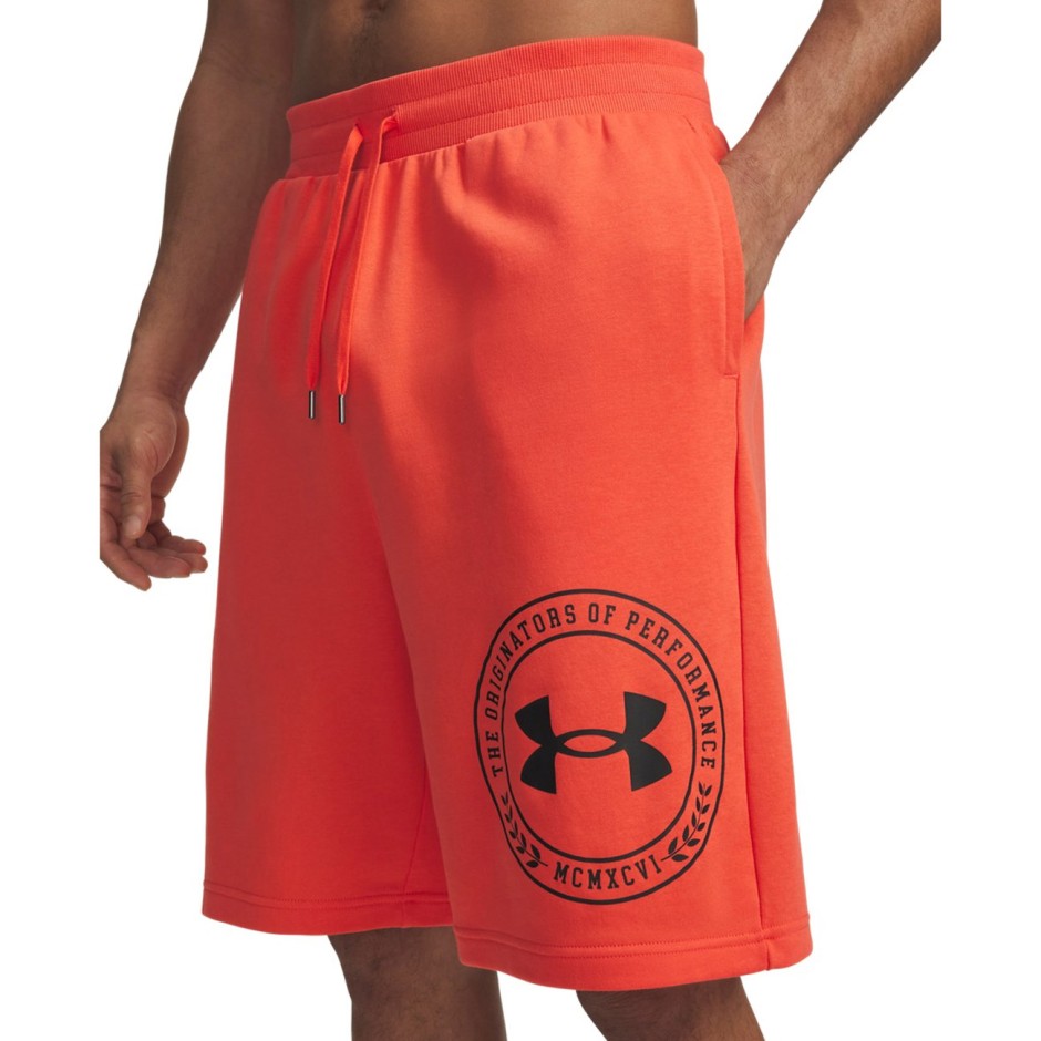 Men's Shorts Red - Under Armour Rival Lightweight Graphic 