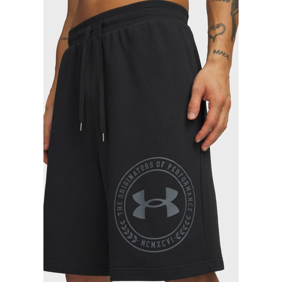 UNDER ARMOUR RIVAL LW GRAPHIC SHORTS 6014689-001 Black