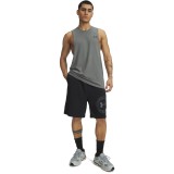 UNDER ARMOUR RIVAL LW GRAPHIC SHORTS 6014689-001 Black Image 2