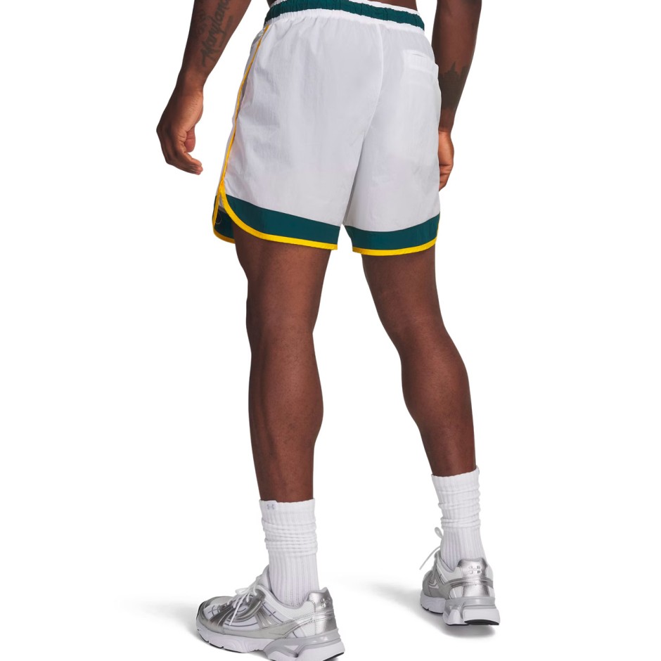 Men's Training Shorts White - Under Armour Icon Woven Track