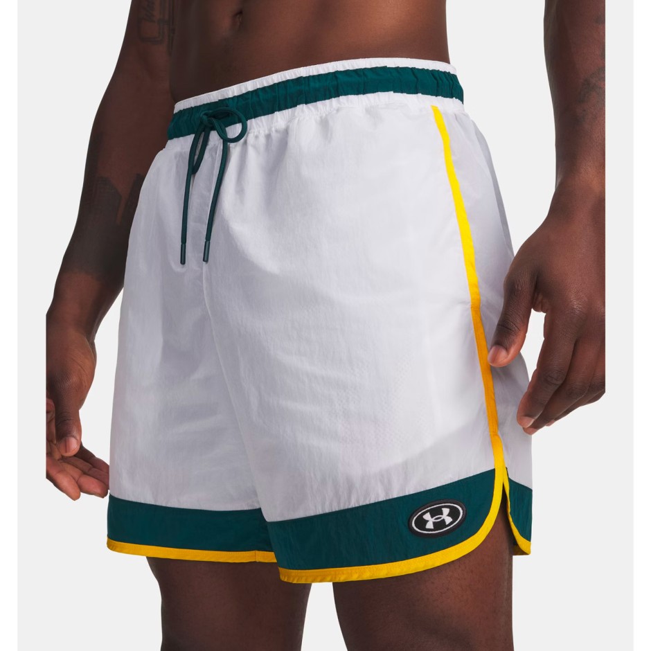 Men's Training Shorts White - Under Armour Icon Woven Track