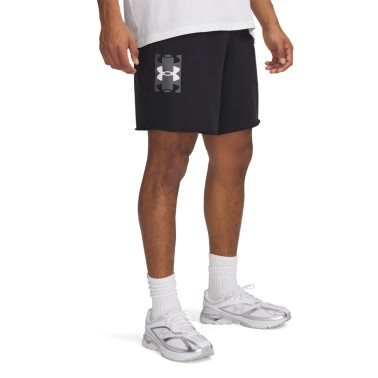 Ανδρική Βερμούδα Μαύρη - Under Armour Rival Terry Logo