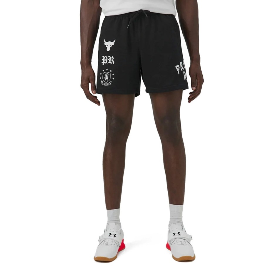 UNDER ARMOUR PROJECT ROCK TERRY FLC SHORT BOH 1386881-001 Black