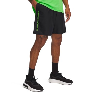 Ανδρικό Σορτς Προπόνησης Μαύρο - Under Armour Tech Woven Wordmark