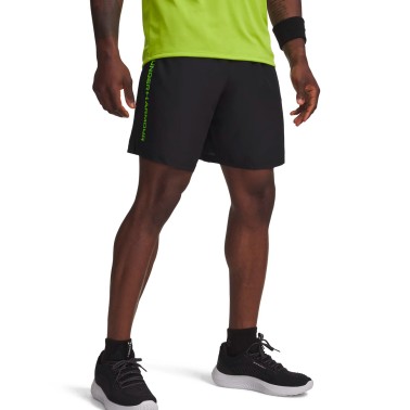 Ανδρικό Σορτς Προπόνησης Μαύρο - Under Armour Tech Woven Wordmark
