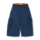 TIMBERLAND TWILL CARGO SHORT TB0A5U1B433-433 Blue Image 3