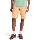 Ανδρική Βερμούδα Μπεζ - Timberland Brookline Poplin Cargo Εικόνα 