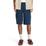 TIMBERLAND TWILL CARGO SHORT TB0A5U1B433-433 Blue Image 