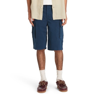 Ανδρική Βερμούδα Μπλε - Timberland Brookline Twill Cargo